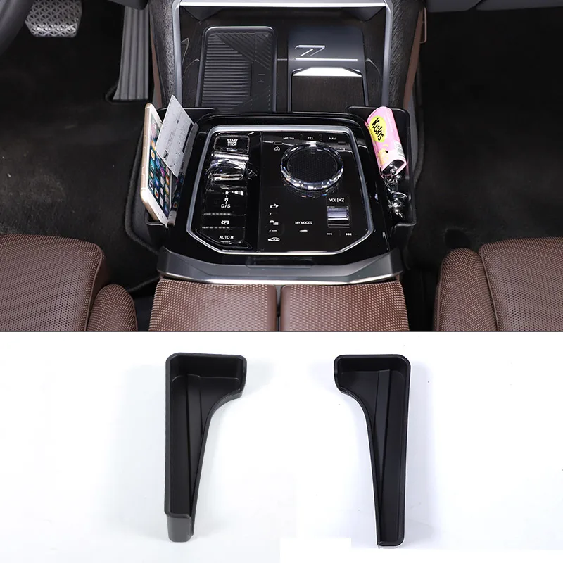 For BMW 7 Series G70 2023 2024 Central control gear Shift Side Storage Box Multi functional Storage Box Car Interior Accessories