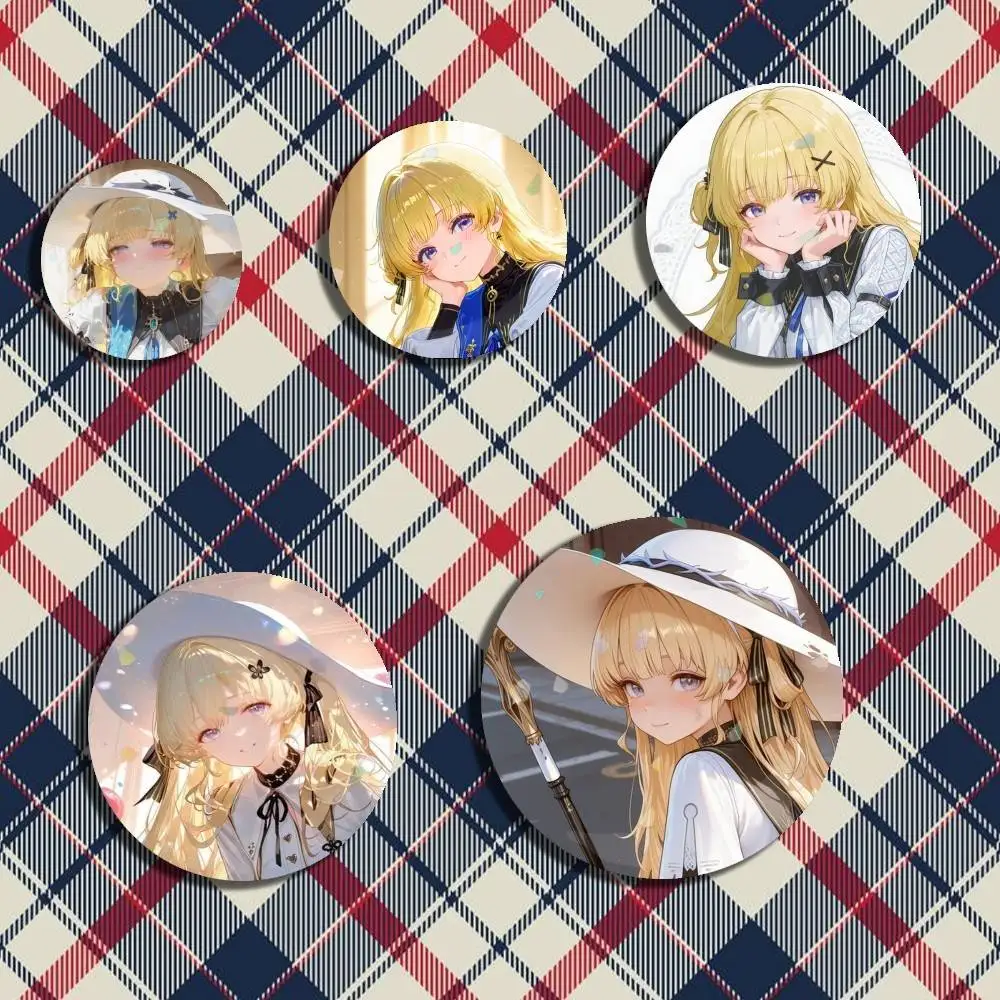 

Open world Game Wuthering Waves Phoebe Laser Badge Creative Pins Brooch for Decor Gifts Fans Collect Easter decorations