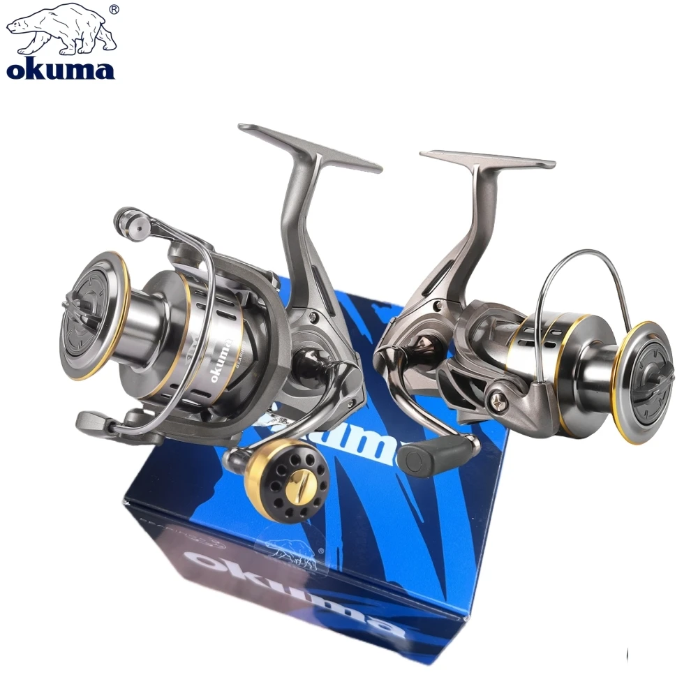 

Okuma spinning reel ultralight metal reel angler light crane maximum drag 18KG brine long cast reel 1000-7000 series