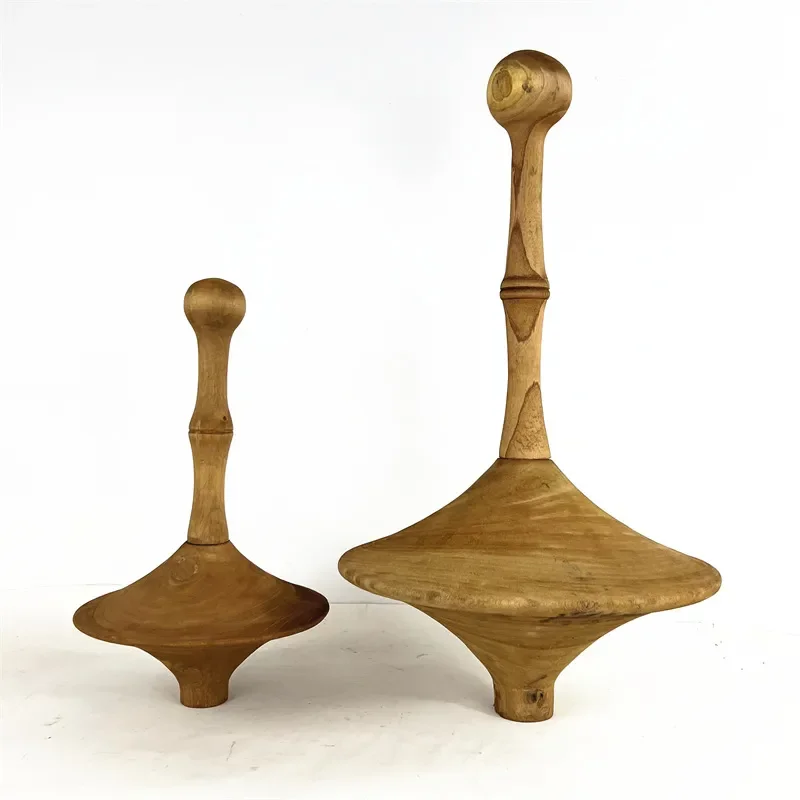 Creative Solid Wood Sculpture Decorative Art Home Villa Model Room Sales Office Gyro Ornament Manufacturer Direct Sale