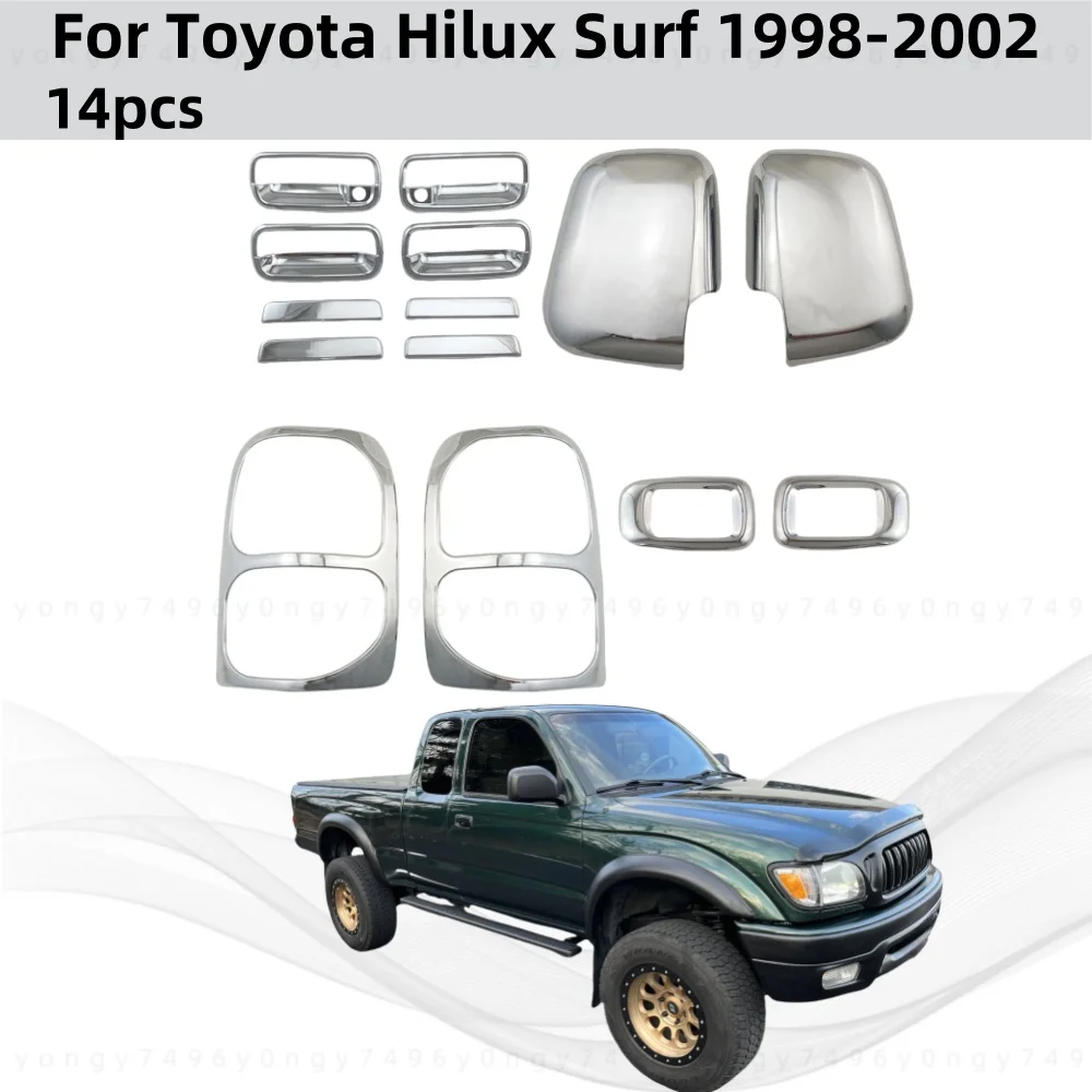 

Brand Car Modification Exterior Decoration Accessories Trim ABS Chrome Cover For Toyota Hilux Surf 1998 1999 2000 2001 2002