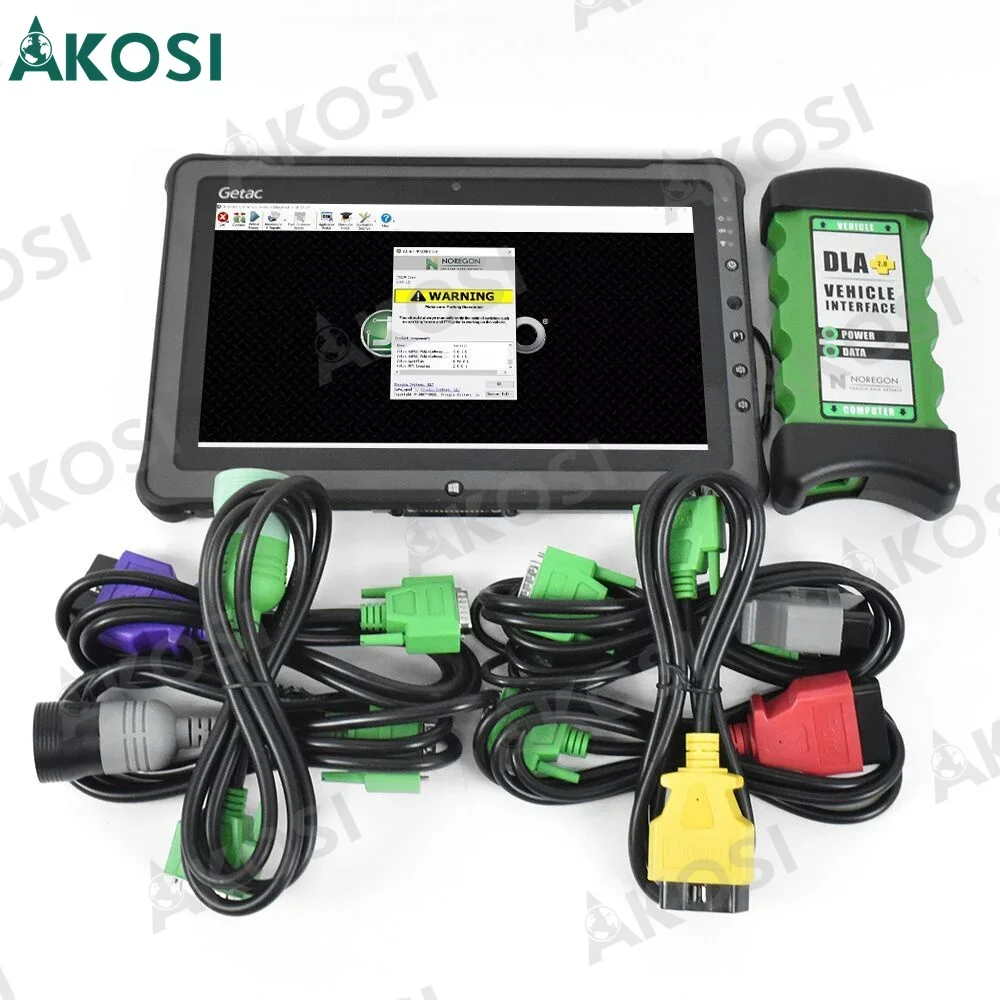 

Diesel truck diagnostic scanner Noregon DLA 2.0+F110 tablet Adapter Heavy Duty Truck with Commercial Fleet Diagnostics