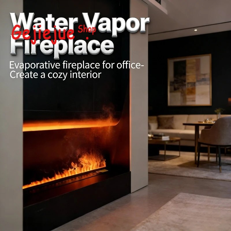 

Камин-распылитель на заказ в скандинавском стиле, минималистичный и уютный для спальни, с режимом многократного пламени