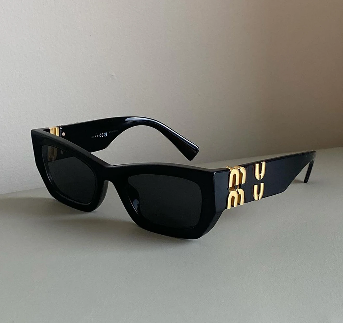 

2024 INS fashion miu smu09w sunglasses women high quality acetate designer eyewear UV400 outdoor