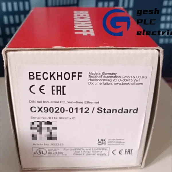 

Программируемый контроллер ПК Cx9020-0112, новый оригинальный точечный ПЛК