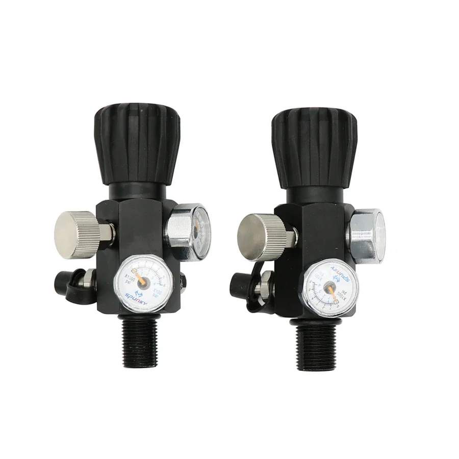 Regulated Output High Pressure Tank Charging Valve M18X1.5 5/8-18UNF Thread Air Fill Station Gas Cylinder Refill Adapter