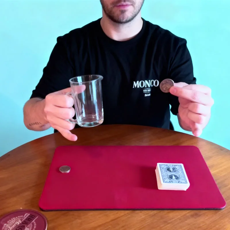 

Pass To Pass Magic Trick Deck от Marco Markiewicz Крупным планом карты и монеты Иллюзии Уличные и сценические трюки Реквизит