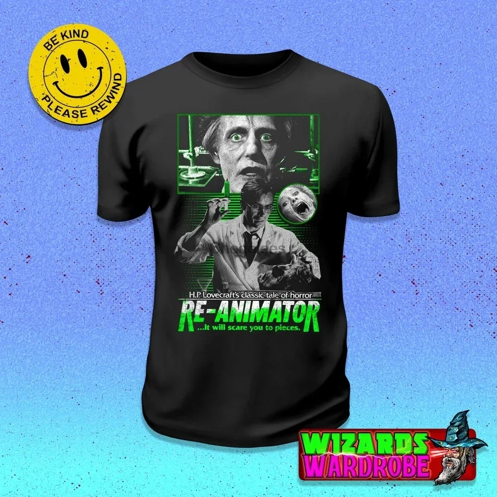 

Reanimator H.p. Lovecraft Herbert West Retro Bride Vintage VHS 5.3 oz. T Shirt