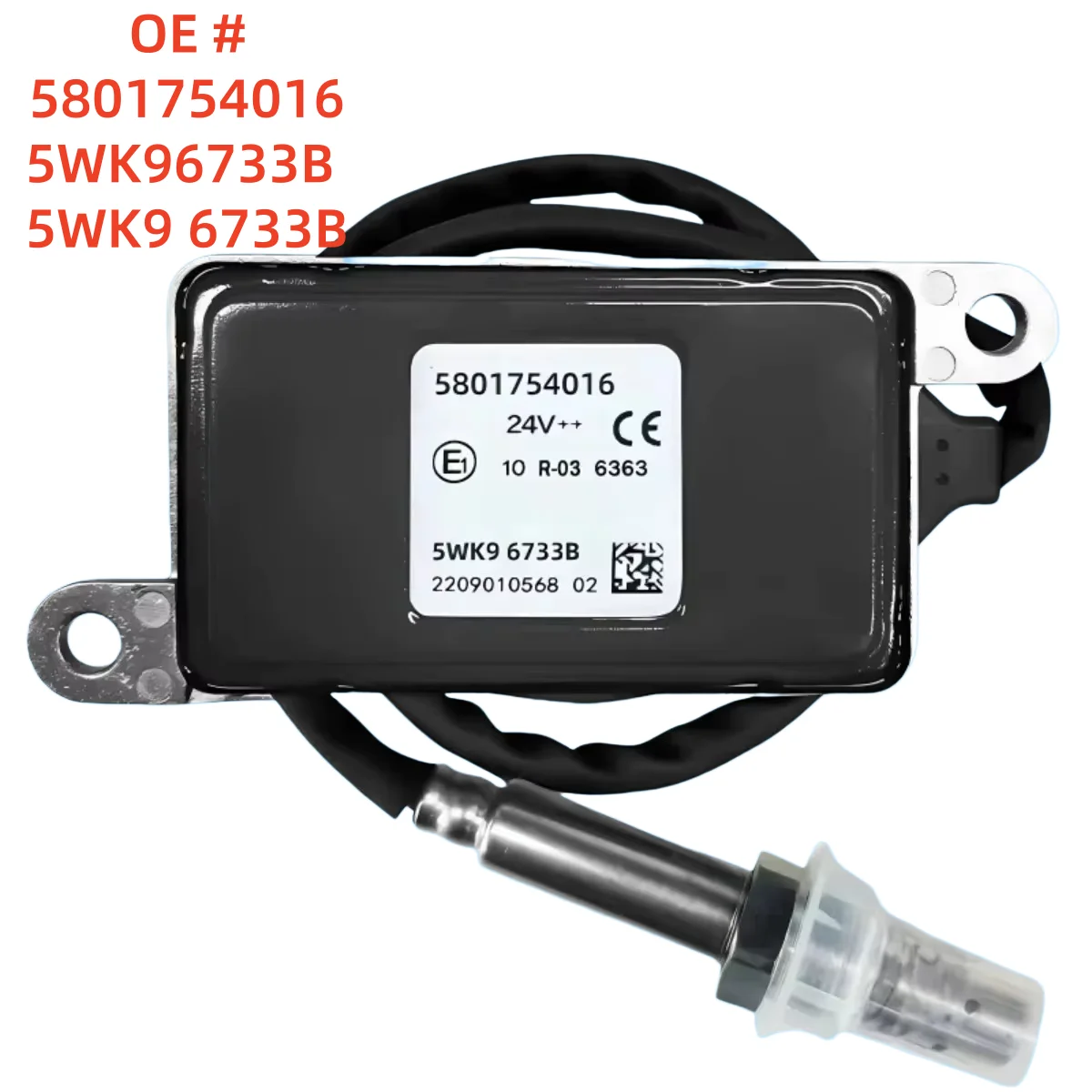 

High quality Brand New 24V 5801754016 5WK96733B 5WK9 6733 Nitrogen Oxide Nox Sensor For IVECO Truck