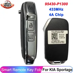 KEYECU Original PCB P/N: 95430-P1300 For KIA Sportage V NQ5 Flip Remote Control PCF7939M 4A Chip 433MHz 3 Buttons Car Key Fob