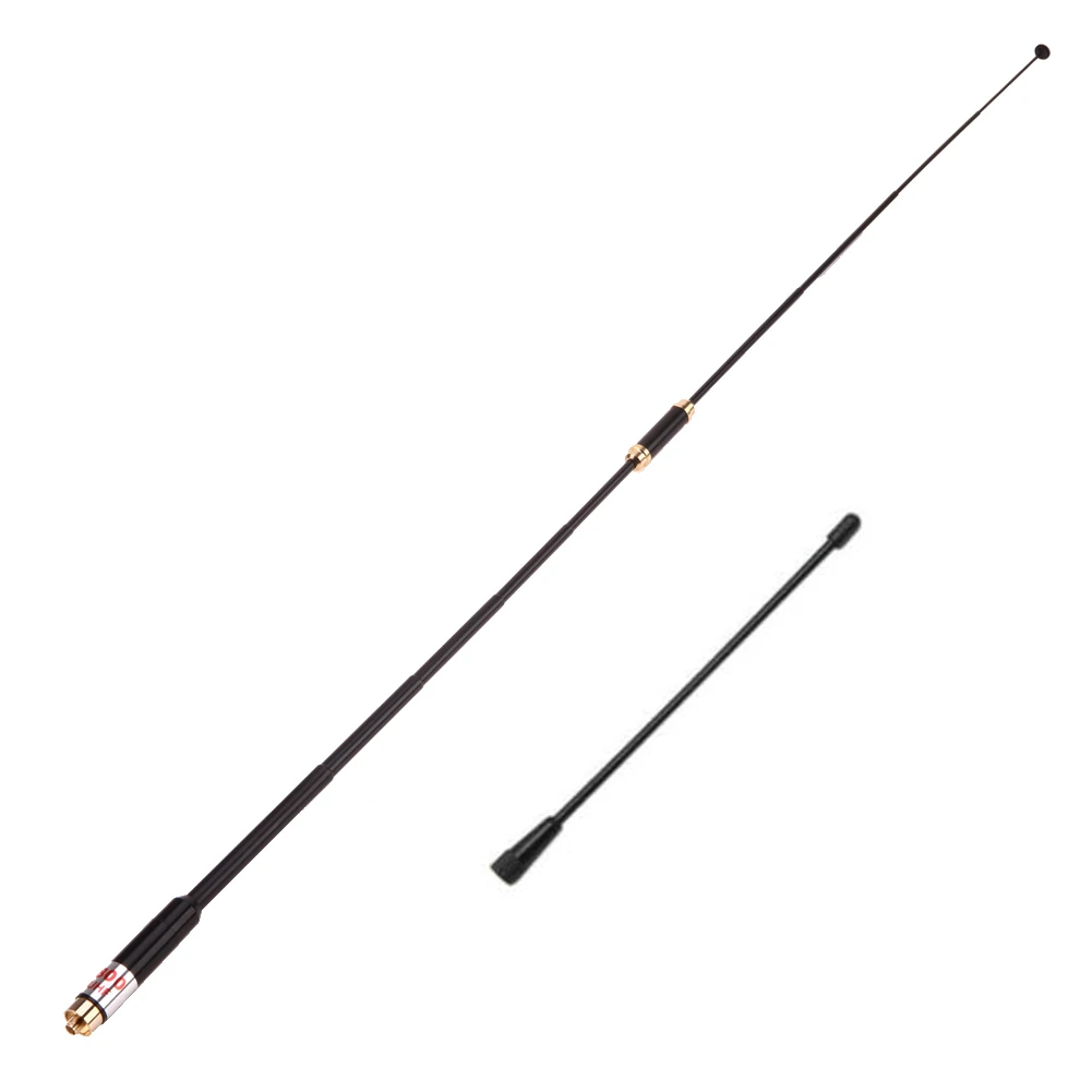 Antena extensível de alto ganho para Walkie Talkie, AL-800 SMA Feminino, Dual Band, Acessórios, Baofeng, UV5X, BF888s, apto para Talkie