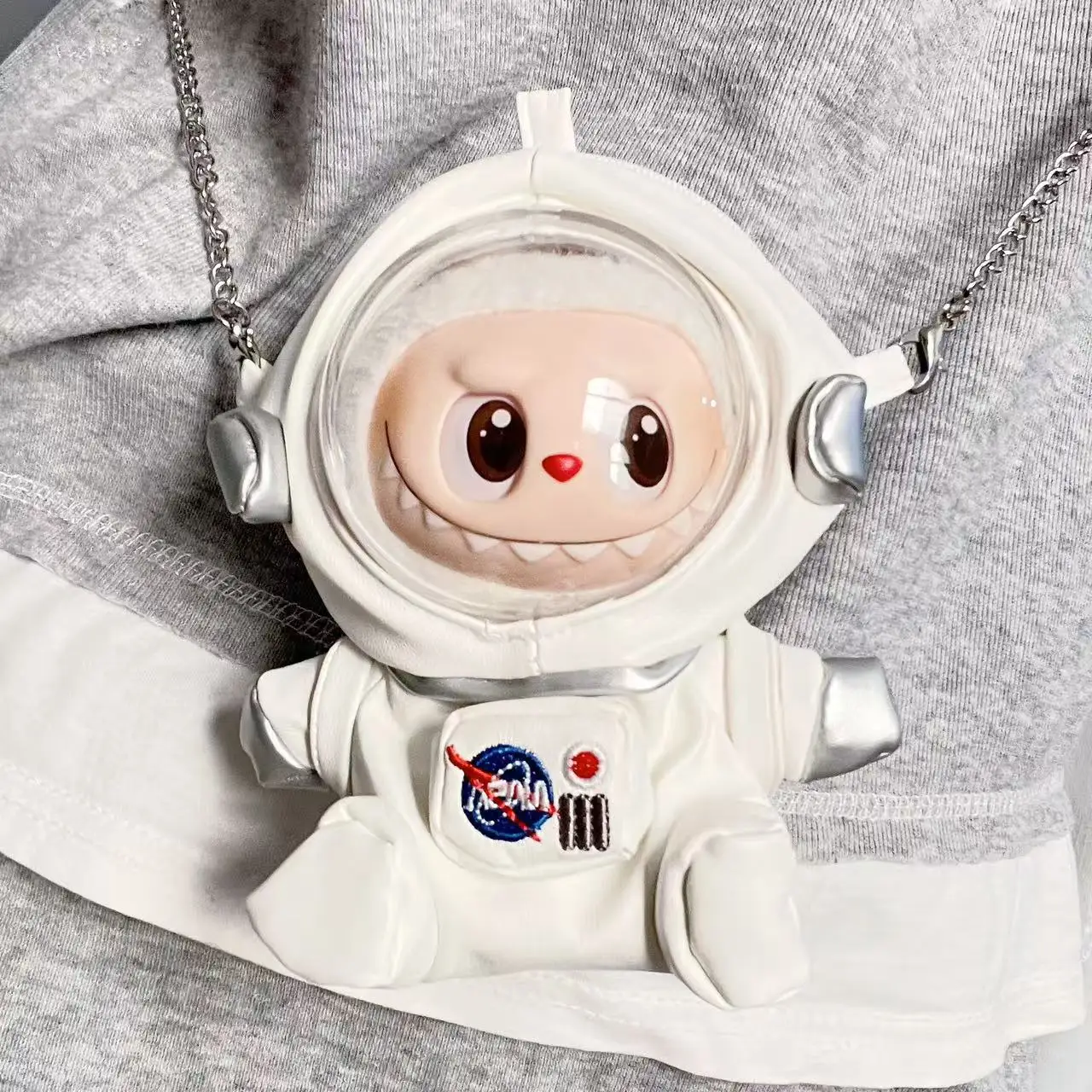 

for 17cm Labubu Doll Clothes Fashion Clothes Astronaut Set Doll Clothes Shoulder Bag Dolls Accessories Gifts