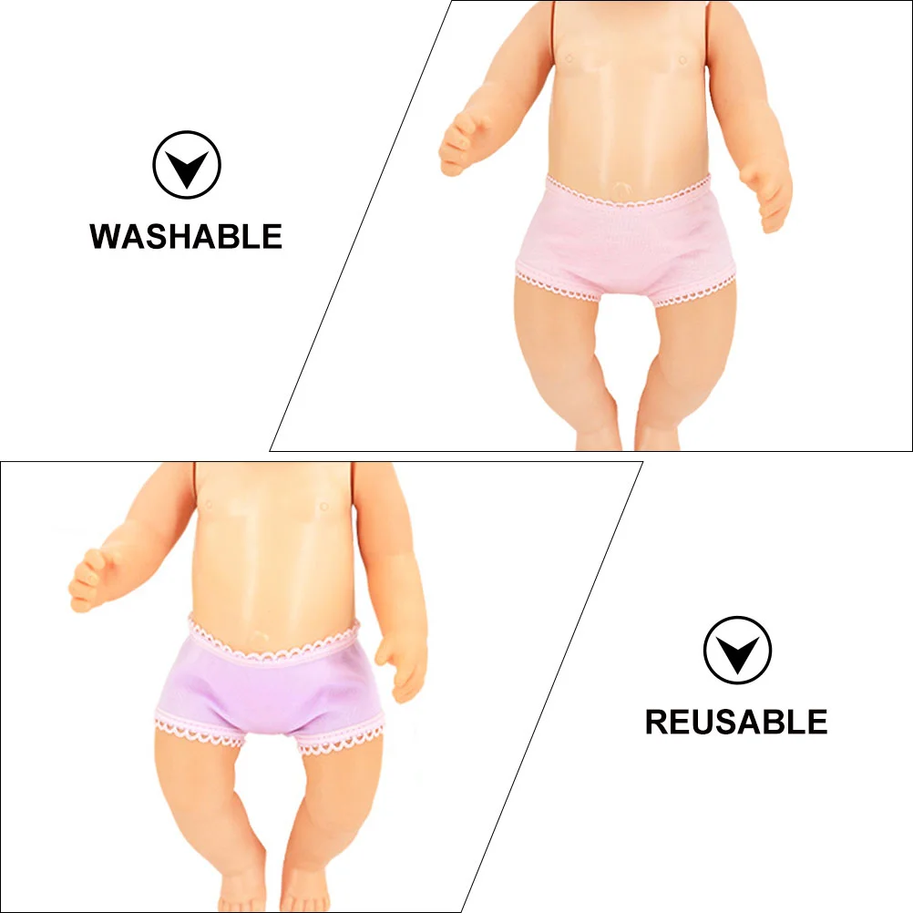 2 Pcs 18-inch Accessories Toy Clothes Bottoming Shorts Toys for Girls Panties Dolls Baby Dress up