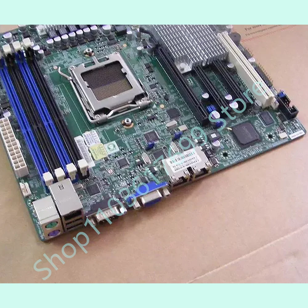 For Supermicro Server Motherboard SR5650 Chip Single Channel Support For 8 Cores H8SCM-F