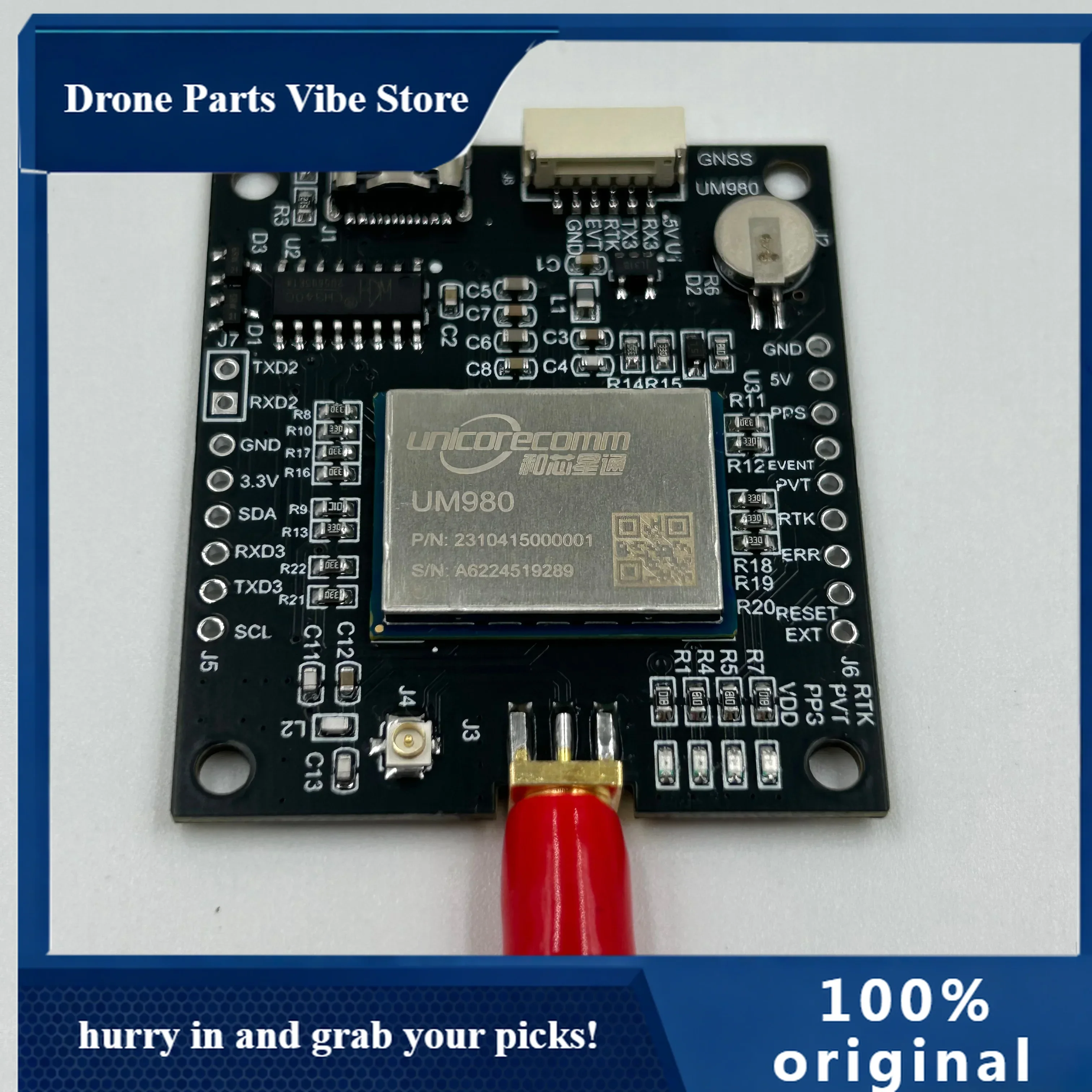 

Новая плата разработки для дронов APs UM980, плата разработки GNSS ZED-F9P для БПЛА