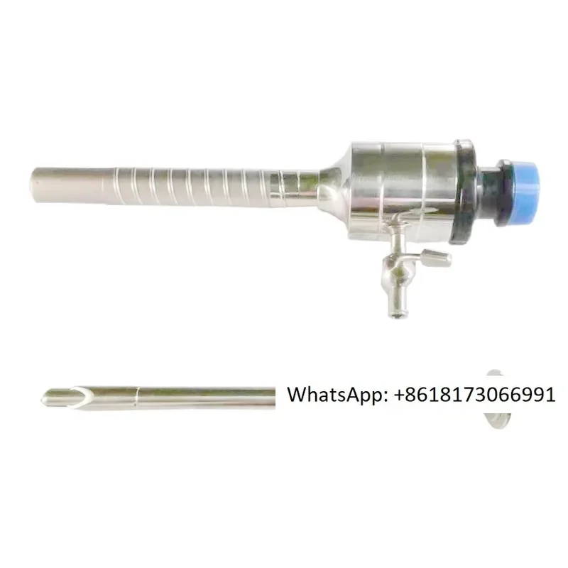 

Reusable laparoscopic puncture device with metal high temperature and high pressure magnetic disc thread protection sleeve card