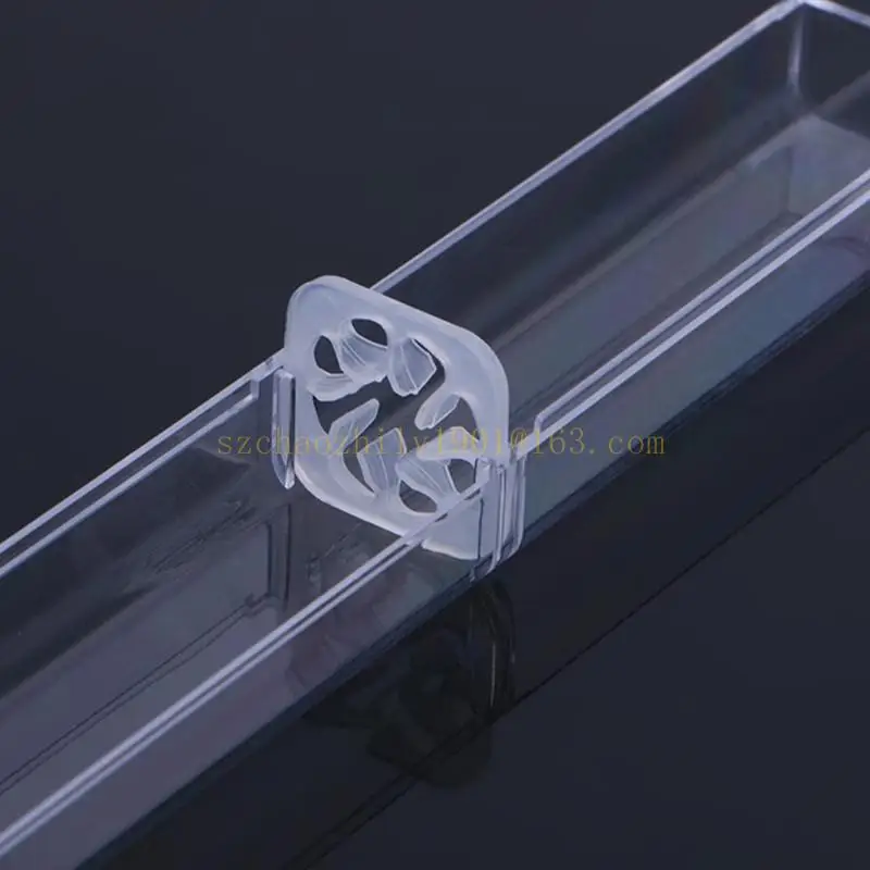 Trasparente per custodia portapenne scatola portaoggetti cancelleria scuola ufficio U, scuola, astuccio,