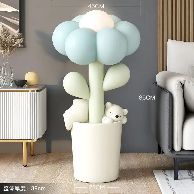 

Large Flower Living Room Floor-standing Ornaments Housewarming Gifts TV Cabinet Decoration Sofa Bedroom Home Accessories