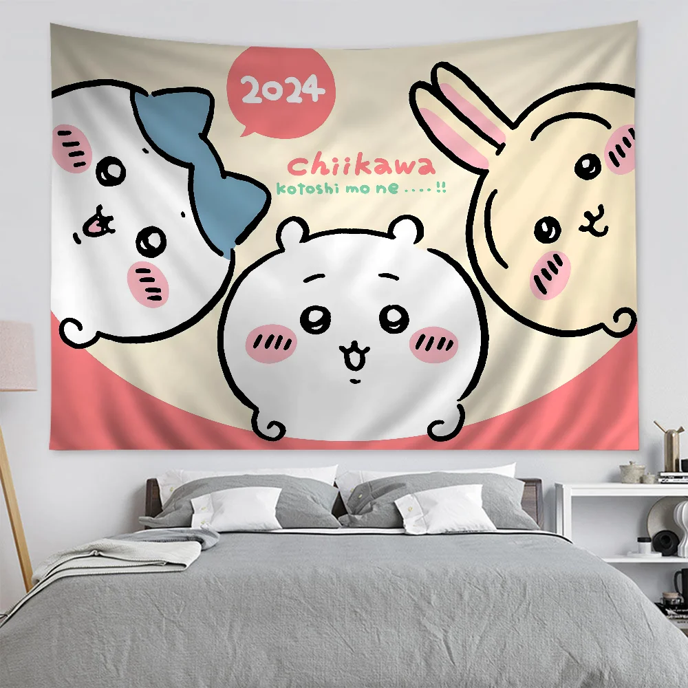 Cartoon Tapestry Bohemian Wall Hanging Madera Wall Hanging Bed Sheet Bedroom Living Room Dormitory Decoration Home Decor