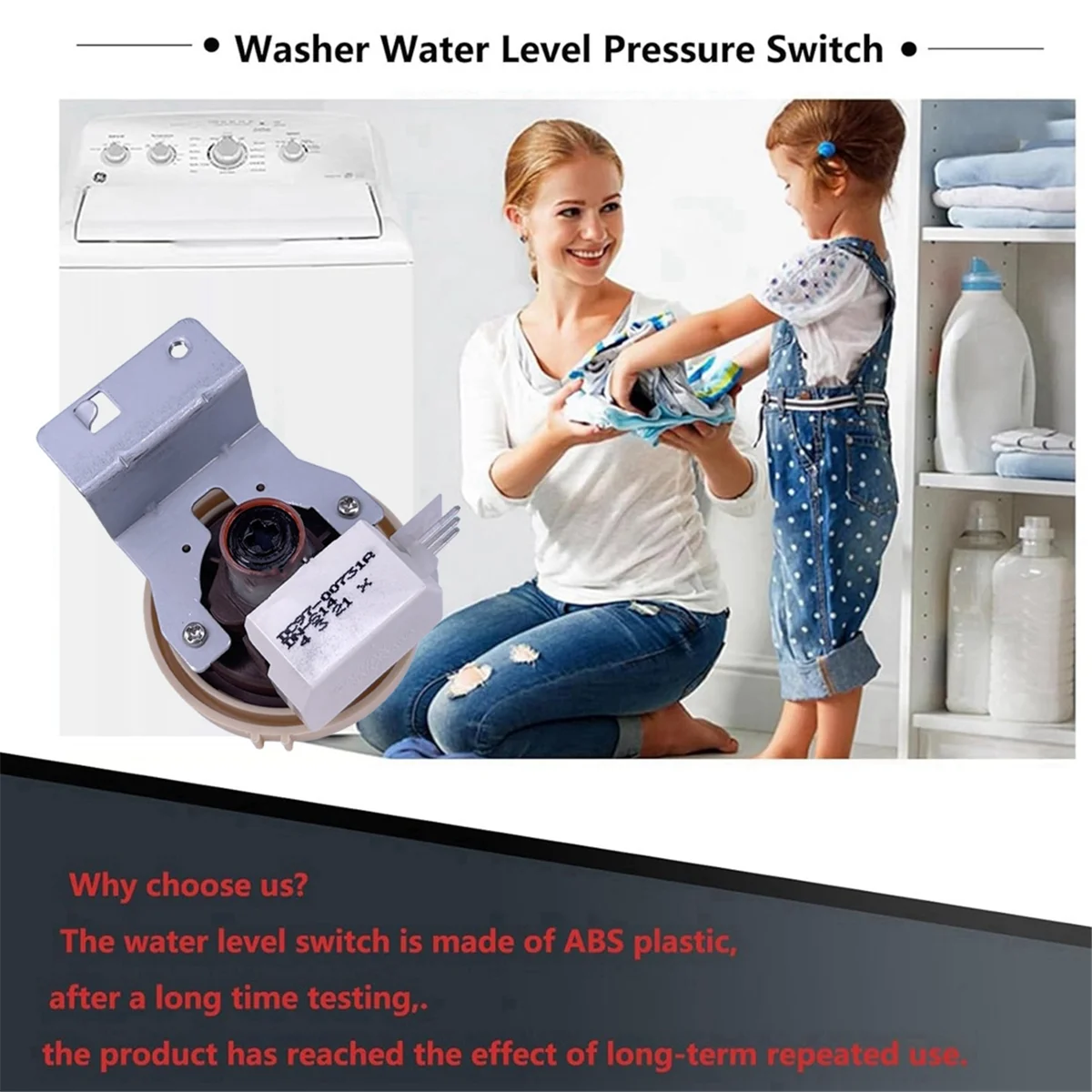 ABJZ Controller interruttore sensore livello acqua per accessori lavatrice Parte di ricambio DC97-00731A -S14