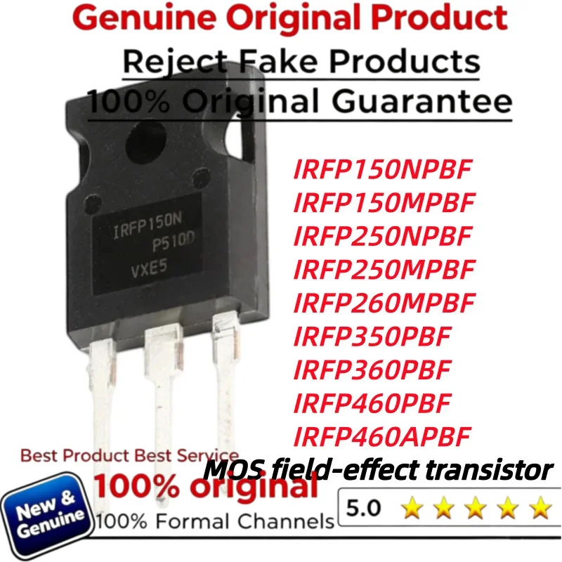 10Pcs New Original IRFP350 IRFP360 IRFP460PBF IRFP460A IRFP150N IRFP150M IRFP250N IRFP250M IRFP260M Transistor In Stock TO-247