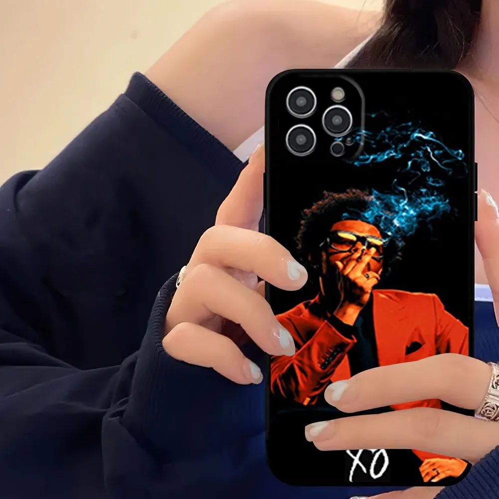 Singer The Weeknd After Hours Phone Case For iPhone 16 11 12 13 14 15 Pro Max Plus Black Soft Shell