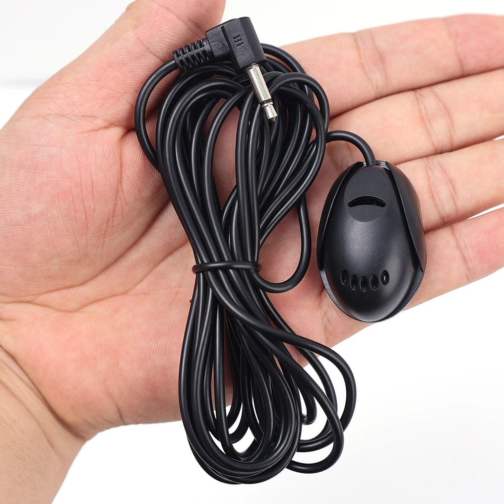 Self-Adhesive Car Audio Microphone 3.5mm Jack Plug Mic Stereo Mini 3.5m Wired External Microphone For Auto DVD Radio in Car