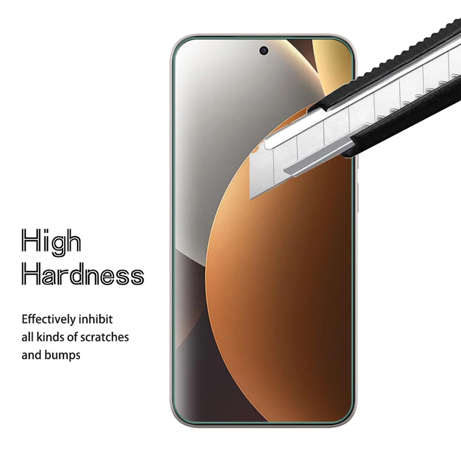 Für Redmi Note 15 Pro 5G 6,83 Zoll Displayschutzfolie aus gehärtetem Glas, Kristallklar 9H HD, kratzfest, case-freundlich. – Detail 2