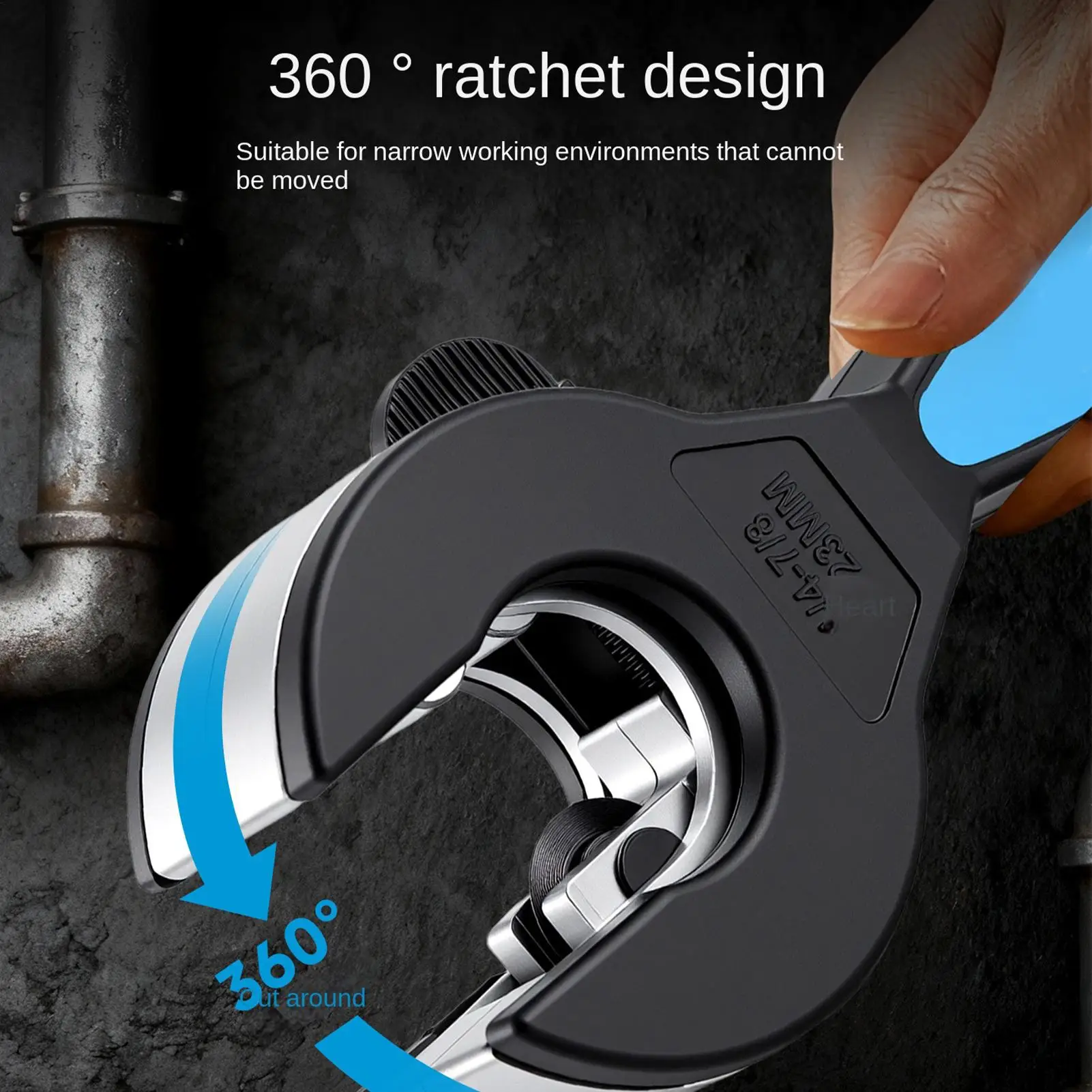 

Многофункциональный труборез с трещоткой для алюминиевых труб, ручной инструмент для сантехников, строительства и промышленного обслуживания