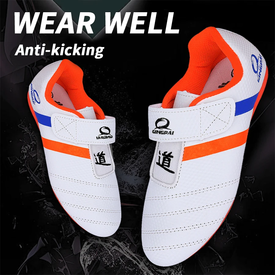 Taekwondo Training Shoes Indoor Anti Slip Children's Taekwondo Shoes Kickboxing Kung Fu Tae Kwon Do Martial Arts Sneaker Adult