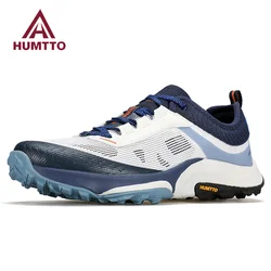 HUMTTO Shoes for Men Breathable Trail Sneakers Luxury Designer Anti-slip Sports Hiking Men's Boots Outdoor Trekking Sneaker Man