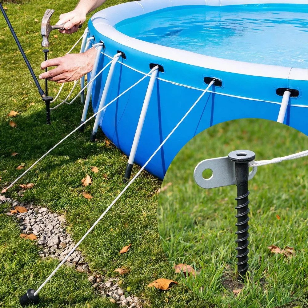15.5CM Plastic Landscape Stakes for Artificial Turf Garden Fabric Edging Paver Retention and Outdoor Ground Anchoring