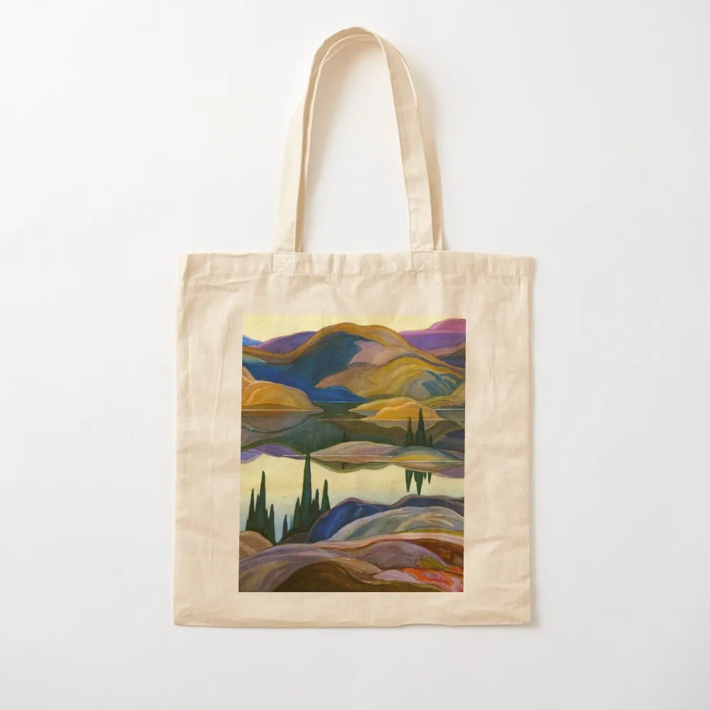 Franklin Carmichael - Mirror Lake Tote Bag tote bag screen personalized tote bag bags aesthetic
