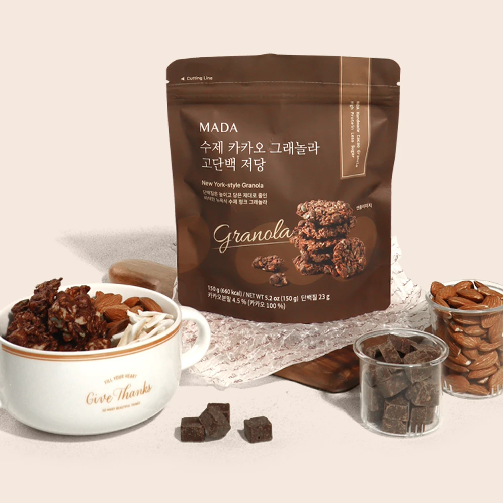 MADA-made cacao GRA high protein low protein low sugar (high protein, high dietary fiber, diet)(150gX4 bags)