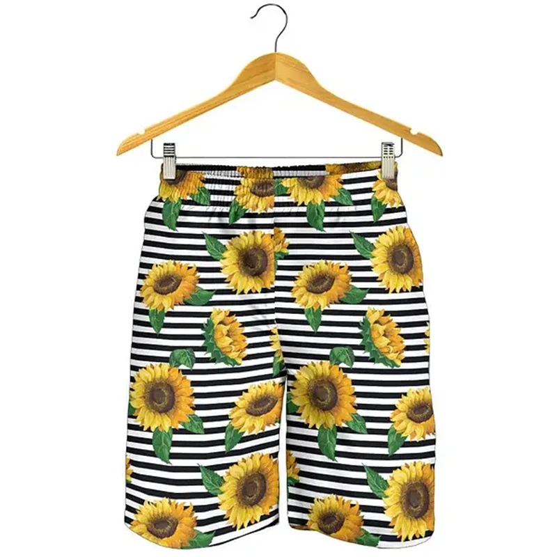 

Funny Full Print Hawaii Shorts Men Colorful Glasses Pattern Casual Daily Drawstring Board Short 2025 Summer Trend New Trunk