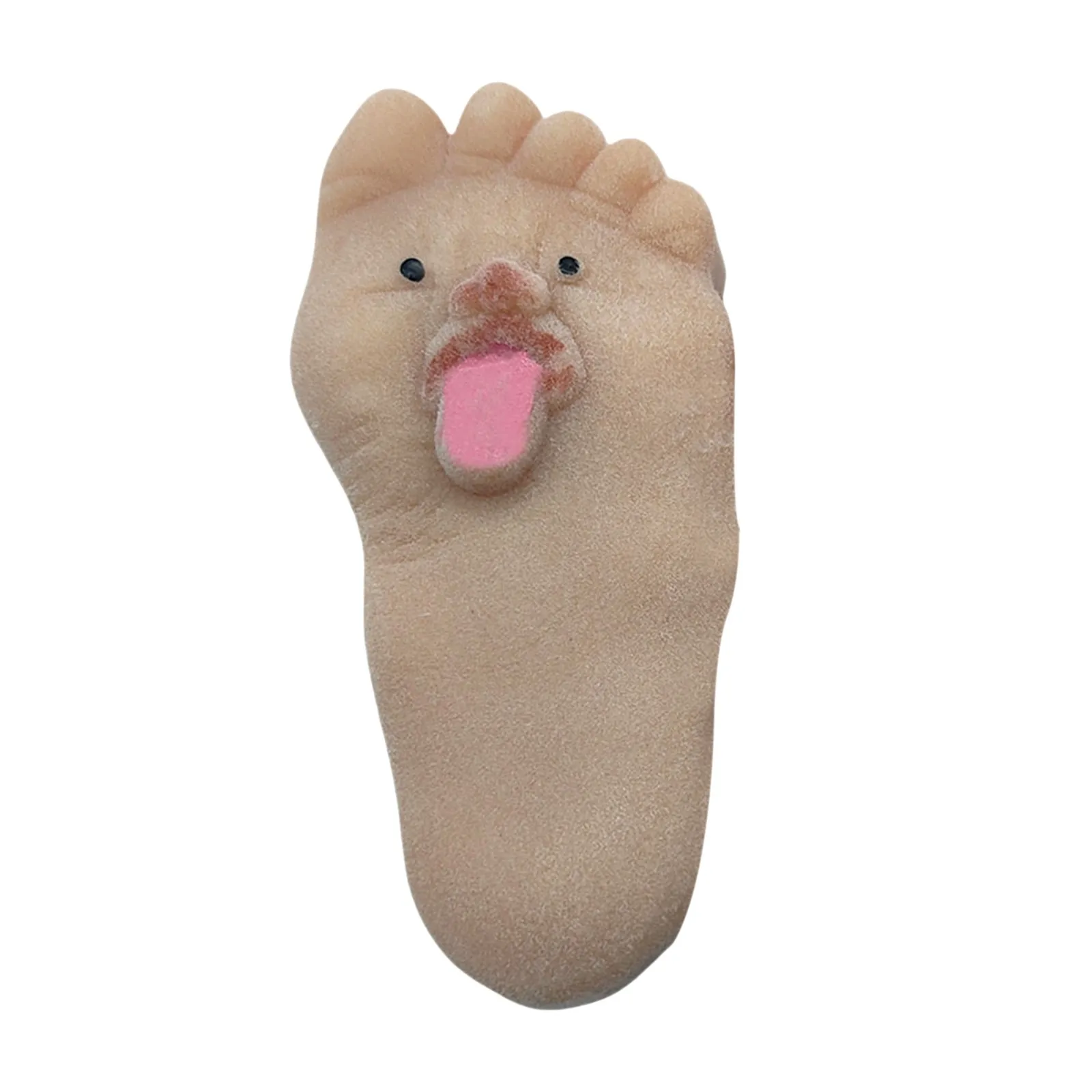 Squishy Toy Fun Fidget Foot Shape Squishy Tongue Out Stress Relief Sensory Toy Adorable Foot Squishy Soft Squeeze Novelty Fidget