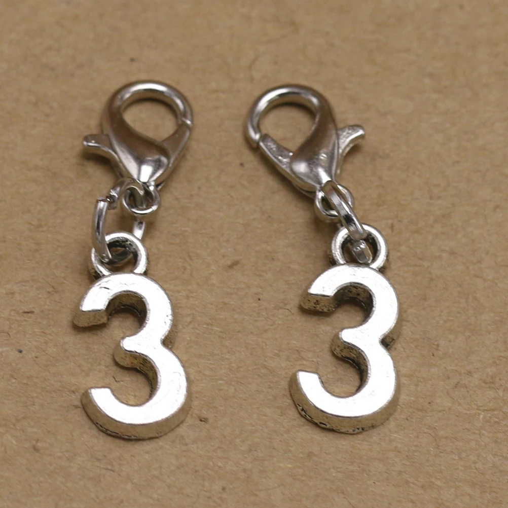 

20pcs Alloy Pendant Charms Lobster Clasp 3 Shapes Diy Jewelry Making Accessories For Earrings Bracelets Keychains Craft Projects