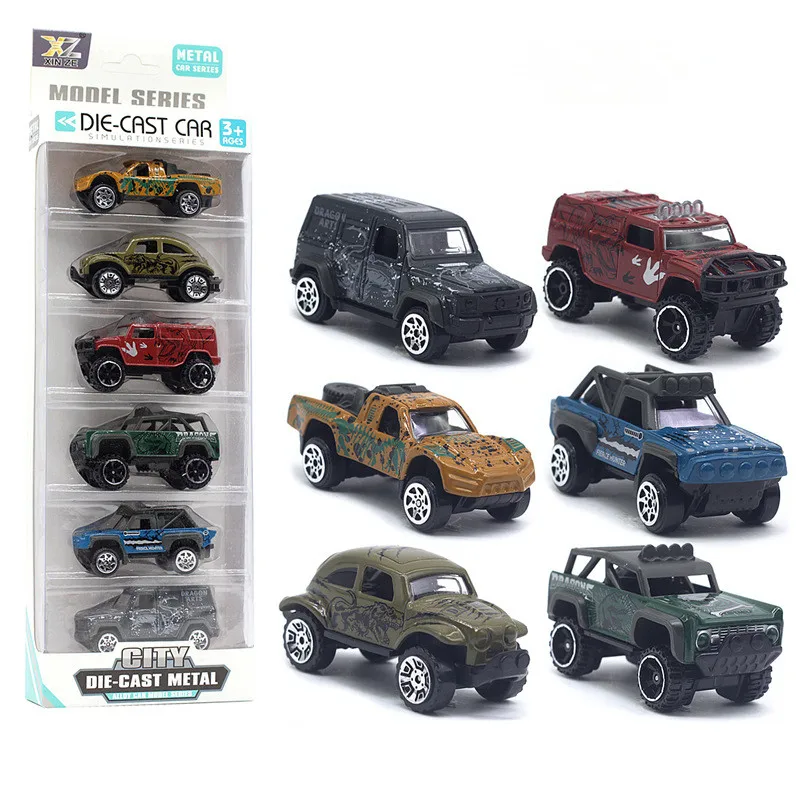 1:64 legering mini retro off-road automodel, simulatie pick-up auto speelgoed, raceauto speelgoed, groothandel