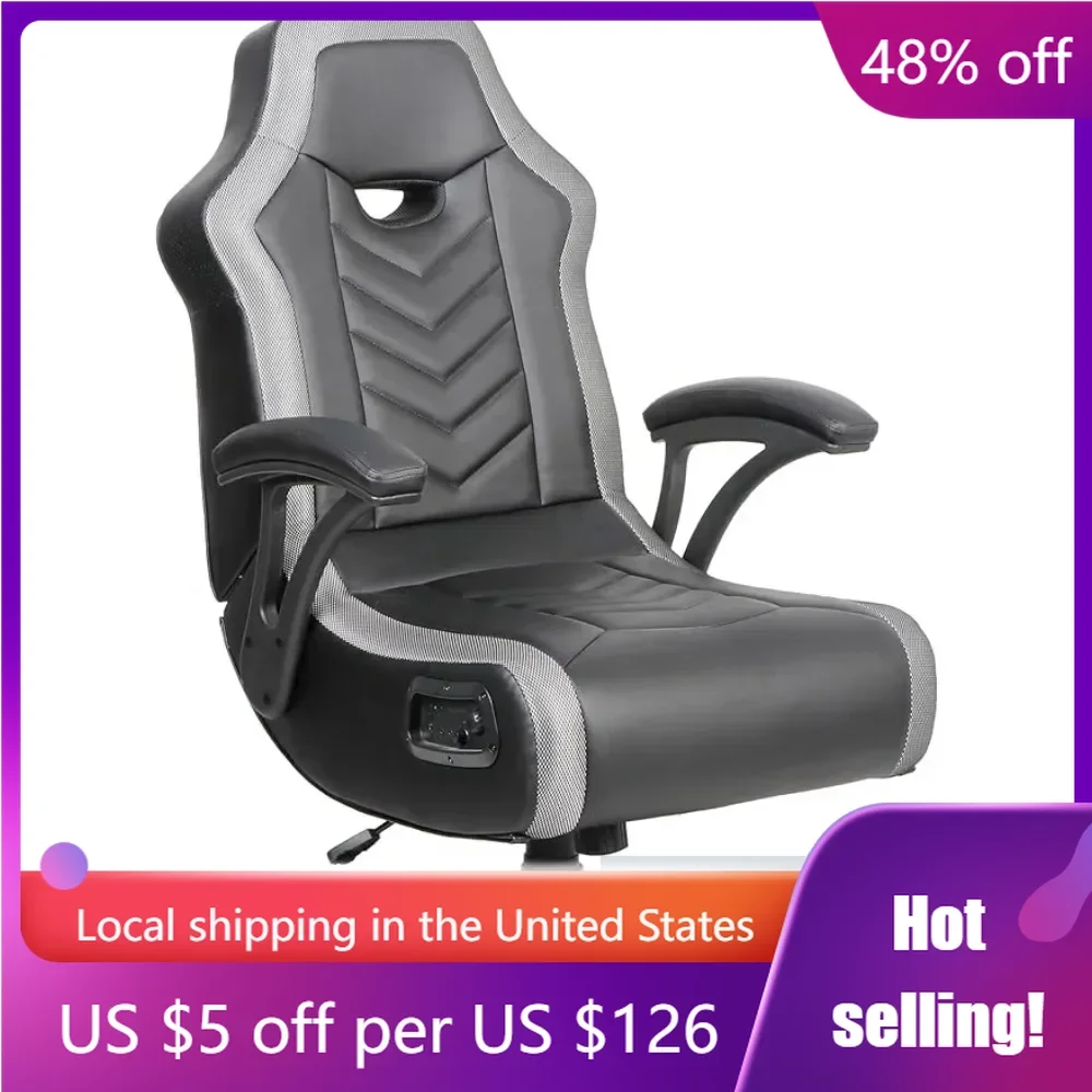 

Headrest Mounted Speakers Gaming Chair Smart Devices With Armrest Use With All Major Gaming Consoles Bluetooth Audio TV Mobile