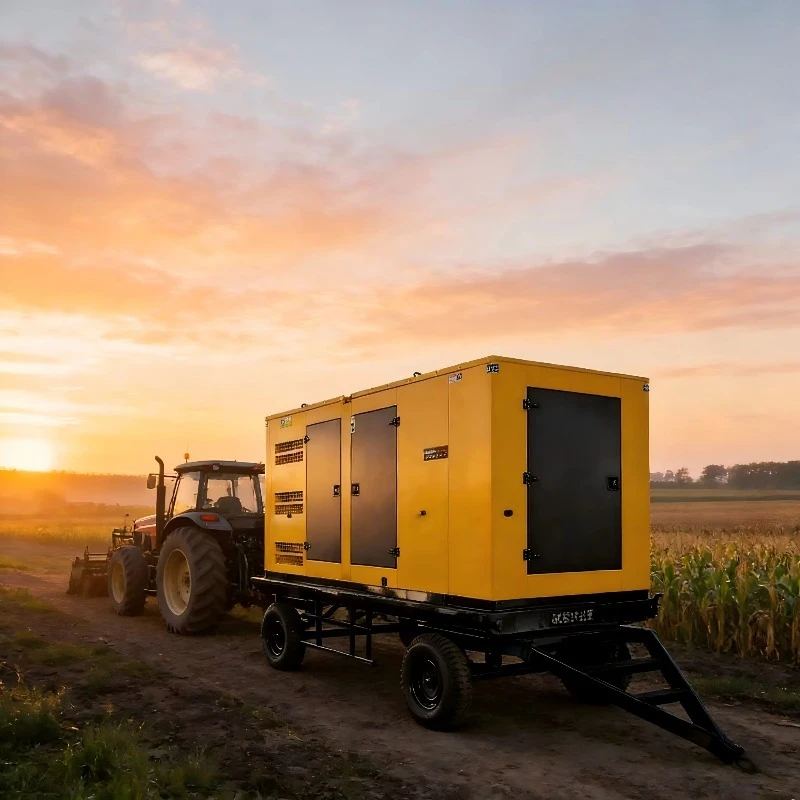 Customized 300KW Mobile Trailer Diesel Generator Outdoor Engineering Emergency Construction Backup Municipal Rush Repair Tempora