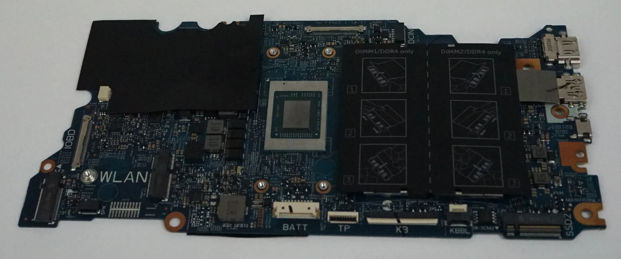 

Dell XCVJH Inspiron 15 5515 Laptop Motherboard - AMD Ryzen 3 5300U - 26Ghz - 4 Core - Radeon Graphics - DDR4 Compatible - M2