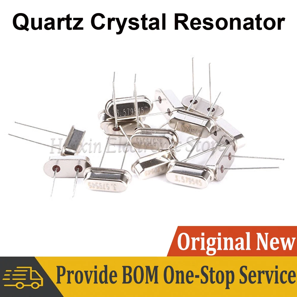 

10PCS 4Mhz 6Mhz 8Mhz 10Mhz 12Mhz 16Mhz 18Mh 20Mhz 24Mhz Quartz Crystal Resonator Passive Oscillator HC49S