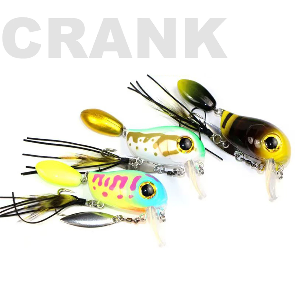 1 шт., 5 г, 40 мм, двойная шарнирная приманка-плавающая приманка для верхней воды с 3D глазами для окуня, форели, морской/пресноводной рыбалки