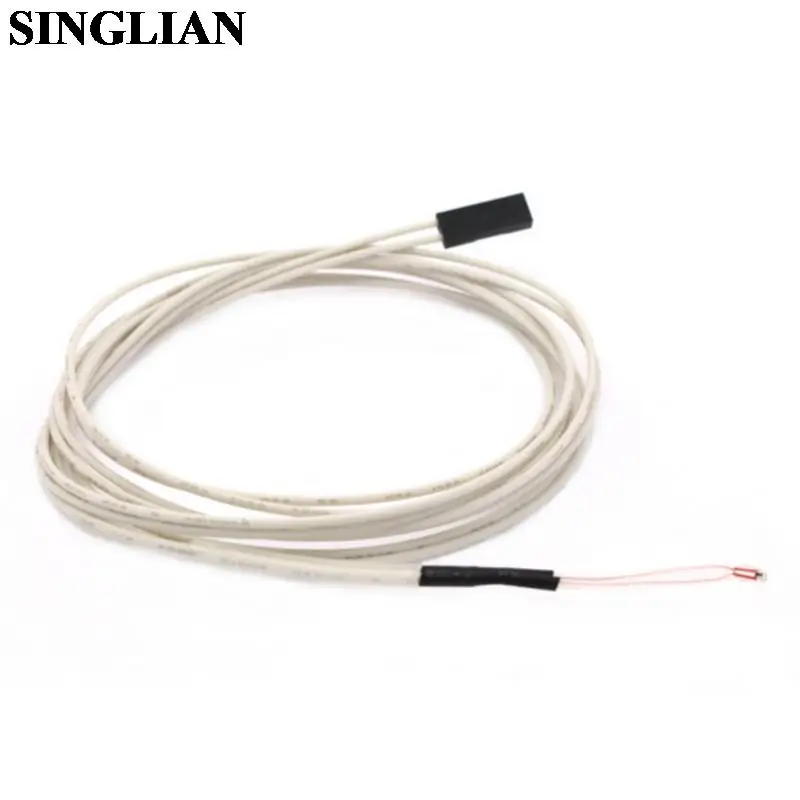 1pcs NTC Temperature Sensor 100K 3950 With Terminal For 3D Printer Accessories