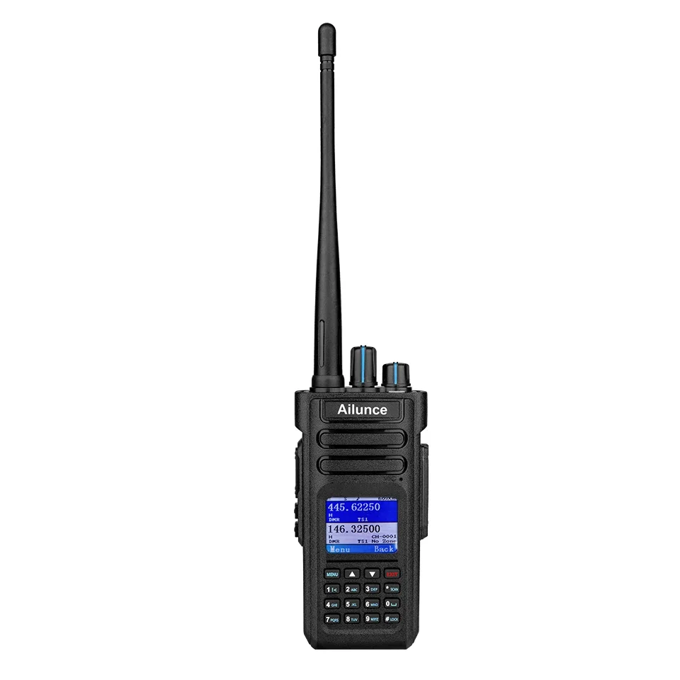 HD1 10w DMR Amateur GPS Two Way Radio IP67 Waterproof long standby  Dual Band Digital handy Talkie