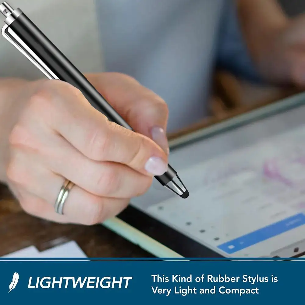 Universal Screen Stylus Pen For Capactive Pen Pencil With Pen Clip For Phone Tablet D4d6
