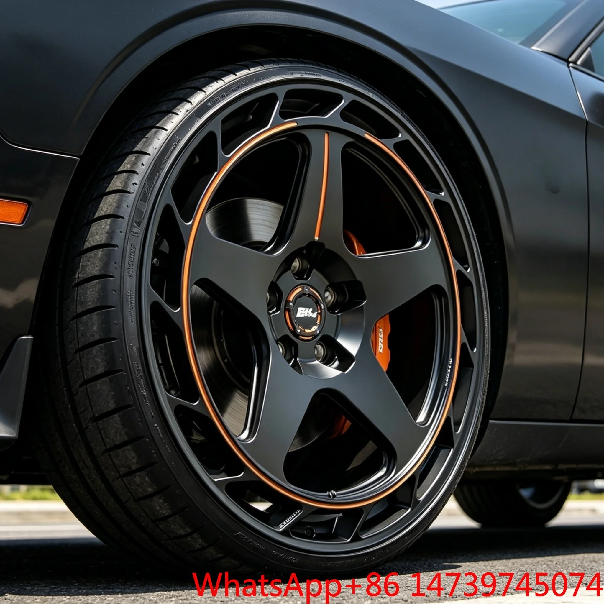 Performance WheelsBku Forged 5x115 Wheels For Dodge Challenger SRT Hellcat Rims 20 21 22 Inch Custom Concave Monoblock Alloy Mus
