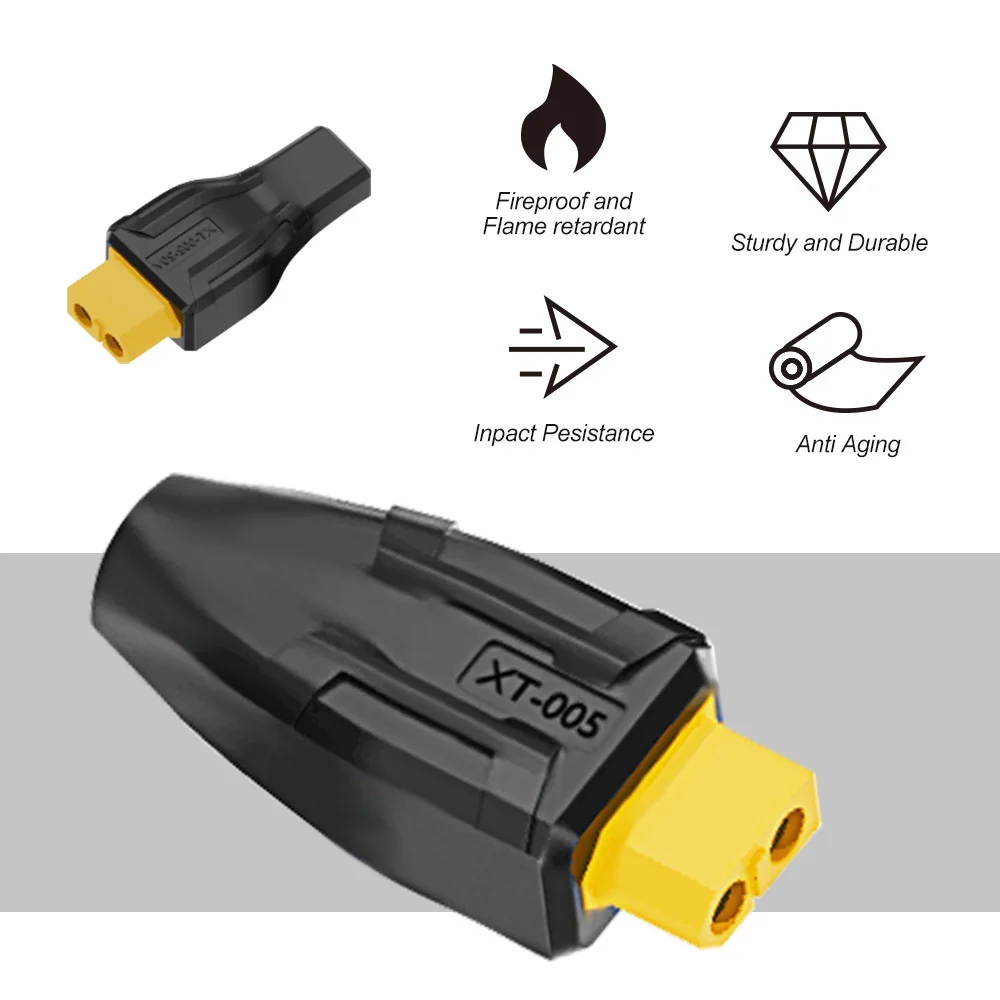 Adapter do akumulatora 9IMOD, wtyczka XT60, wielofunkcyjna wtyczka adaptera do akumulatorów, ESC, komputerów, zdalnie sterowanych samochodów