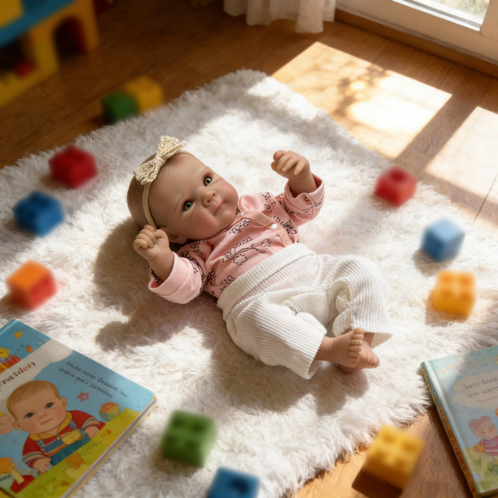 18inch Multiple Layers Painting 3D Skin Lifelike Cuddly Reborn Doll Bettie Soft Cloth Body with Hand Paint Hair Visible Veins