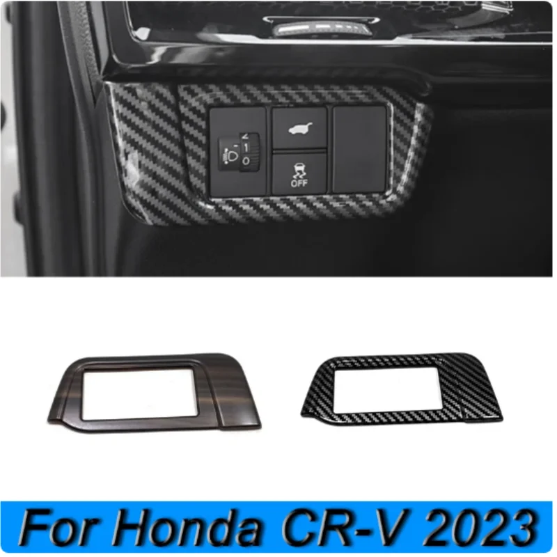 

Headlight Adjustment Button Frame Trim Cover Sticker For Honda CR-V CRV 2023-2024 ABS Car Styling Accessories